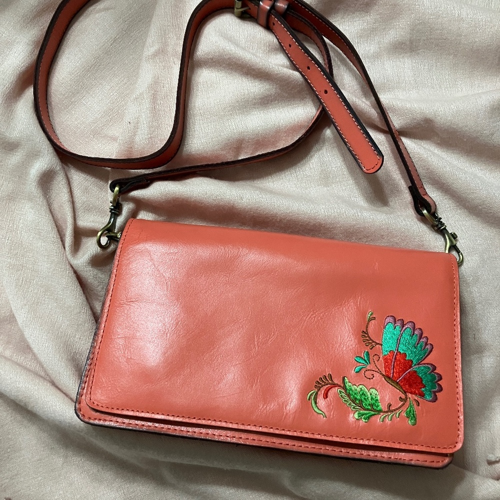 Patricia Nash Leather Cross Body Bag